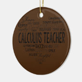 Rekenkundige Wiskunde leraren algebra Squad Keramisch Ornament (Links)