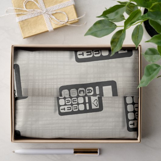 Rekenmachine Accountant Hart Gouden Tissuepapier (Geschenk)