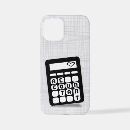 Rekenmachine Accountant Hart iPhone 12 Mini Hoesje