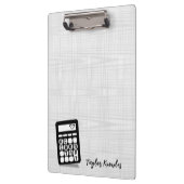 Rekenmachine Accountant Hart Klembord (Links)