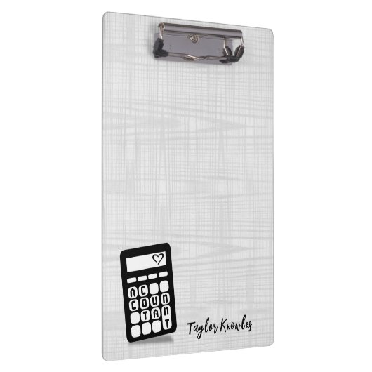 Rekenmachine Accountant Hart Klembord (Rechts)