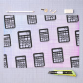 Rekenmachine Accountant Hart Roze Blauw Paarse Tissuepapier (Craft)