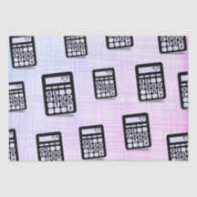 Rekenmachine Accountant Hart Roze Blauw Paarse