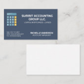Rekenmachine Accountant Visitekaartje (Voorkant / Achterkant)