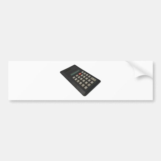 rekenmachine bumpersticker (Voorkant)