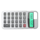 Rekenmachine Case-Mate iPhone Case (Achterkant (Horizontaal))