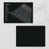 Rekenmachine - Chubby Visitekaartje (Voorkant / Achterkant)