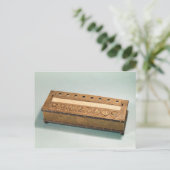 Rekenmachine door Blaise Pascal wordt uitgevonden Briefkaart (Staand voorkant)