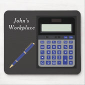 Rekenmachine en Muismat pen (Voorkant)