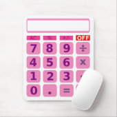 Rekenmachine Mousepad Muismat (Met muis)