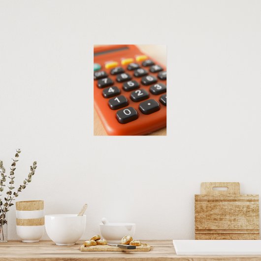 Rekenmachine Poster (Keuken)