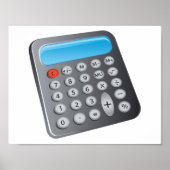 Rekenmachine Poster (Voorkant)
