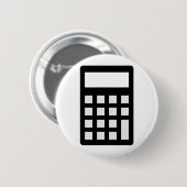 Rekenmachine Ronde Button 5,7 Cm (Voorkant /achterkant)