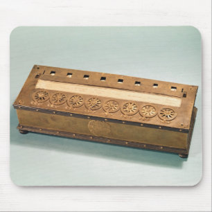 Rekenmachine uitgevonden door Blaise Pascal Muismat