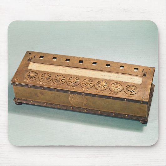 Rekenmachine uitgevonden door Blaise Pascal Muismat (Voorkant)