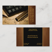 rekenmachine visitekaartje (Voorkant / Achterkant)