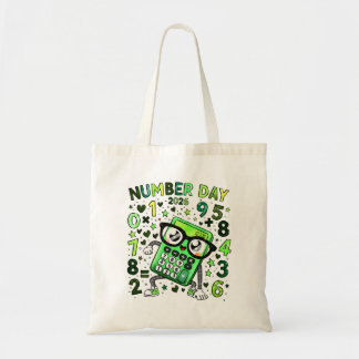 Rekentag Rekenmachine Wiskunde Ontwerp Tote Tas