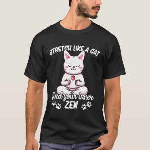 Rekken Als Een Yoga Kat T-shirt