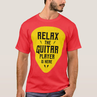 Rela de gitaarspeler is hier grappig premium t-shirt
