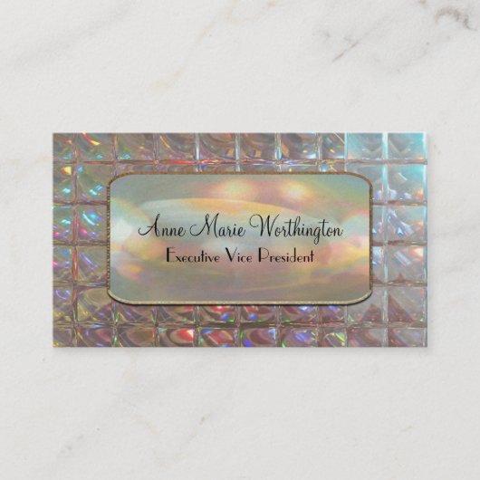 Relaisshan Chic Elegant 3,5 inch x 2 inch Professi Visitekaartje (Voorkant)