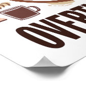 Relatable Anxiety and Chaos Humor Poster (Hoek)