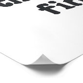 Relatable Chaos and Anxiety Humor Poster (Hoek)