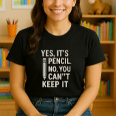Relatable Classroom Humor; Leuke School Potlood T-shirt