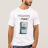 Relatable Diet Fridge Meme voor Serial Snackers T-shirt (Voorkant)