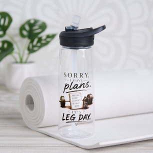 Relatable Leg Day Fitness Hydratiefles Workout Waterfles