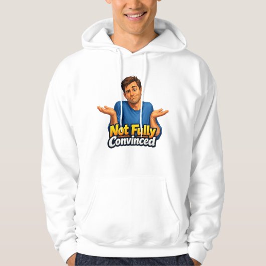Relatable Sarcastic Humor Design – Funny Reaction Hoodie (Voorkant)