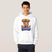 Relatable Sarcastic Humor Design – Reaction Art Hoodie (Voorkant volledig)