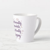 Relatable Self Care and Tired Quote Latte Mok (Rechterhoek)