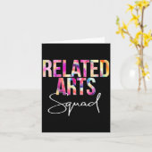 Related Arts Squad Tie Dye Back To School Apprecia Kaart (Gele Bloem)
