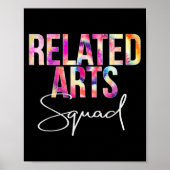 Related Arts Squad Tie Dye Back To School Apprecia Poster (Voorkant)
