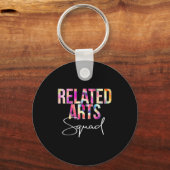 Related Arts Squad Tie Dye Back To School Apprecia Sleutelhanger (Voorkant)