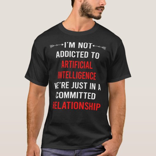 Relatie Artificial Intelligence AI T-shirt (Voorkant)