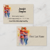 Relatie Coaching Counseling Visitekaartje (Voorkant / Achterkant)