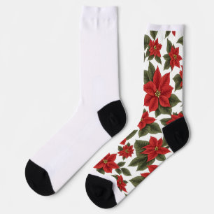 Relatie Familie Illustratie Winterbloem Sokken