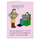 Relatie Humor Cartoon (Voorkant)