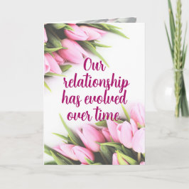 Relatie is geëvolueerd - Moederdag Bedankkaart