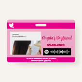 Relatie License Kaart Badge (Achterkant)