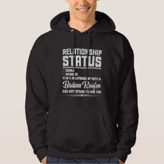 Relatie met een dakdekker vrouw vriendin hoodie