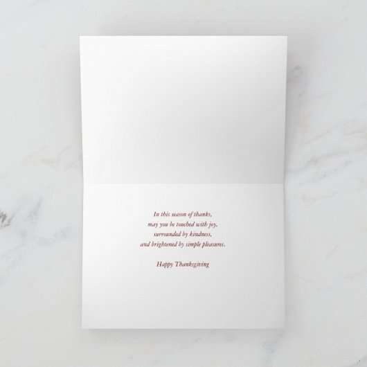  Relatie neef Thanksgiving Kaart (Binnen)