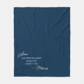 Relatie op lange afstand voor Vriendin Fleece Deken (Voorkant)