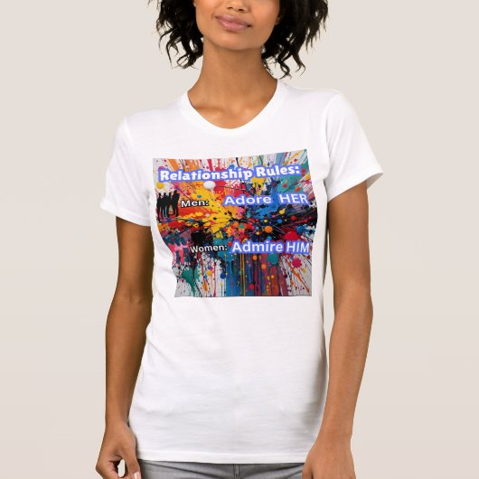 Relatie Regels T-shirt (Voorkant)
