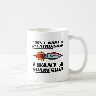 Relatie Ruimteschip Grappige Mok