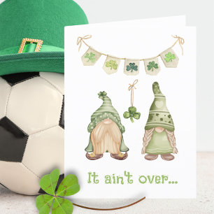Relatie Schattige Gnome Funny St Patricks Day Kaar Aankondiging