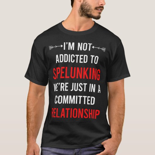 Relatie Spelunking Speleology T-shirt (Voorkant)