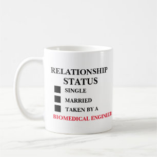 Relatie status biomedisch ingenieur koffiemok