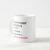 Relatie status computerwetenschapper koffiemok (Voorkant links)
